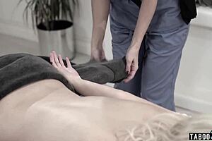 Teen Tricked Into Fuck By Masseuse And Her Perv Husband