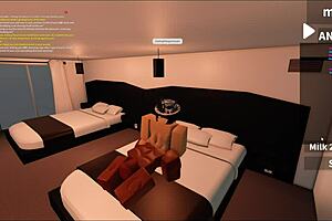 Face Fucking a Girl in a Hat Roblox Studio