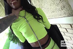 Does that chocolate babe chenal skye crave big dick in her ass?