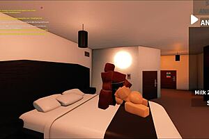 Face Fucking a Girl in a Hat Roblox Studio