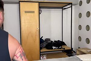 enjoying a tasty snack after work