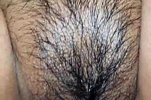 i love how my creamy latina pussy drips after using the vibrator on my tight lips