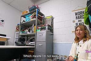 Rich Girl Poor Choices - Mina Luxx Hornythief In Office Burglar Punishment