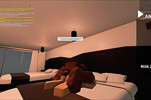 Face Fucking a Girl in a Hat Roblox Studio