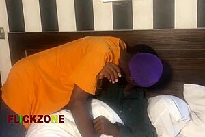 Naked Blind Lady Oils Her Big Tits