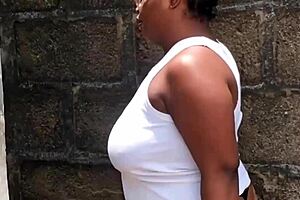 i seduced and fucked that big tits chubby slut outdoor quickie