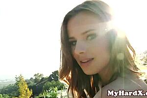 Interracial loving babe gets pussyfucked