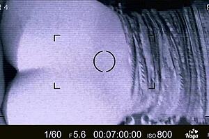 Closeup recording of young amateur in deepthroat action