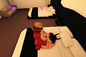 Pink Haired Girl Gets Involved With A Big Guy