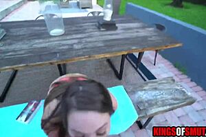 step brother and step sister outdoor sex
