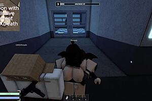 Exploring another female hunt session in criminality condo roblox