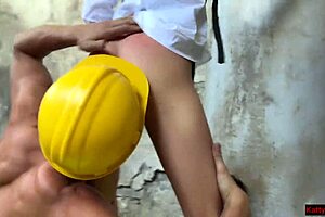 Girl Realtor Explores Abandoned House in High Heels.