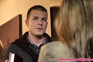 busty milf bent over for doggystyle by preacher