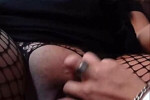 Horny woman loves his moaning during fingering and masturbation