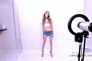 That skinny blonde model really gets fucked during her audition