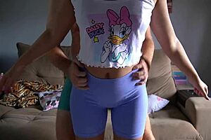 Oh Yes! Tight Spandex Assjob Dry Hump Cum In Underwear!