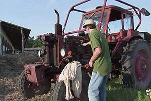 Valentina blue, that gorgeous blonde, turned her cowboy into a raw anal fucker