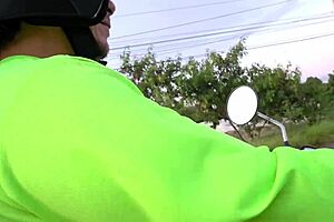 an old pervert entered the inn and roughly fucked the unfaithful woman, licking her big ass before pounding her wet pussy