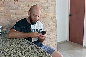 Roommate Catches Masturbating Girl on Video Call