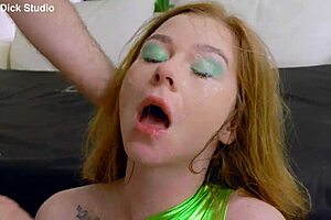 Anal Teen Lil Baby Lou Throat Pussy And Butt Smashed - Real Anal Orgasm