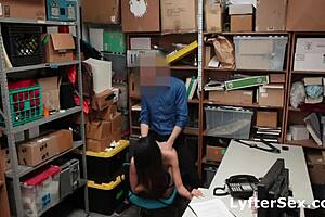 Skinny Asian Shoplifter Strip Searched And Fucked