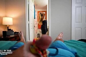 Stepmom vacation - her bikini made me horny so she helped me cum - aitsf240908 - scene 2of3