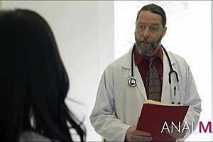 doctor ass fucks a milf door to door rectal exams