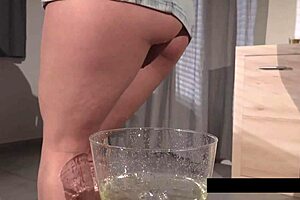 i spit and squirt with toys, pissing sweetie in heels