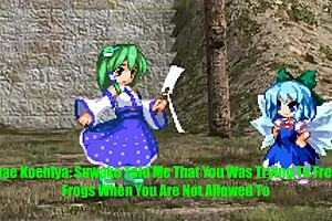 Sanae And Cirno In Funny Touhou Parody Comic