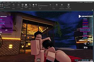 Condom roblox with my best friend the slut i fuck her hard 4