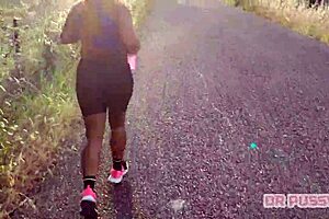 Giant Ass Redhead Trained Intensely By Lover