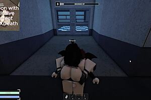Exploring another female hunt session in criminality condo roblox