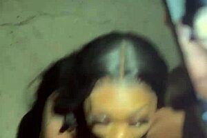 squirting all over memphis while getting fucked doggystyle outdoors, clothes ripped