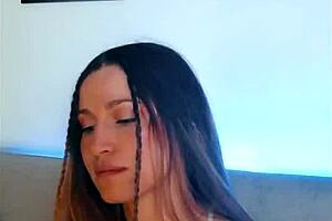 tattoed babe going crazy