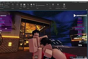 Condom roblox with my best friend the slut i fuck her hard 4