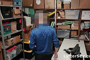 Skinny Asian Shoplifter Strip Searched And Fucked