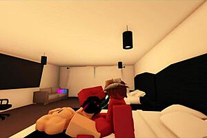 Pink Haired Girl Gets Involved With A Big Guy