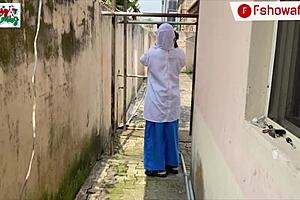 long dick santa claus is captured on camera playing with his cock and then offers wet pussy as a gift please subscribe to red