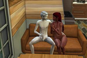 Feeling Intense During Sims 4 Blowjob Handjob