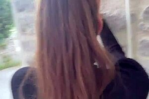 risky public flashing and sex with my favorite tiktok influencer - pov amateur teen 18+ sex 😍