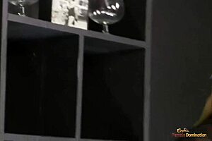 Two Smoking Hot Chicks Intensely Please Each Other In The Bar