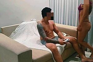 my wife's sister gave me a huge job i ended up tearing her pussy