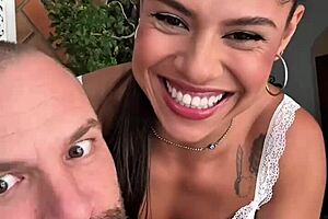 Petite latina teen sloppy deepthroat rimjob pov with cum in mouth interview