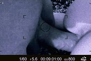 Closeup recording of young amateur in deepthroat action