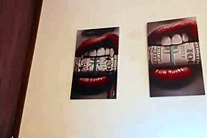 tattoed babe going crazy