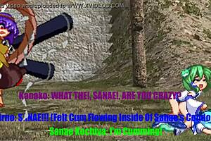 Sanae And Cirno In Funny Touhou Parody Comic