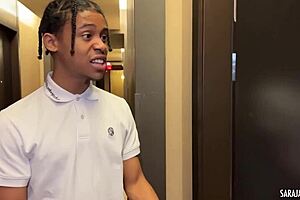 sara jay lucky lil d cums on her big tits 😍