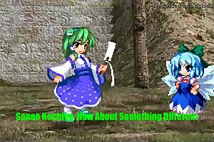 Sanae And Cirno In Funny Touhou Parody Comic