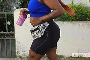 Giant Ass Redhead Trained Intensely By Lover