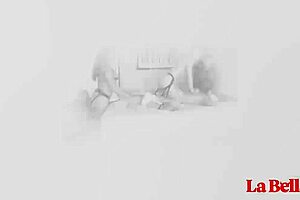 hardcore reverse pegging slave gangbang with curvy black domme